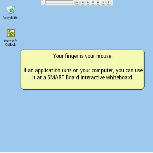 SMARTboard Touch Write and Save