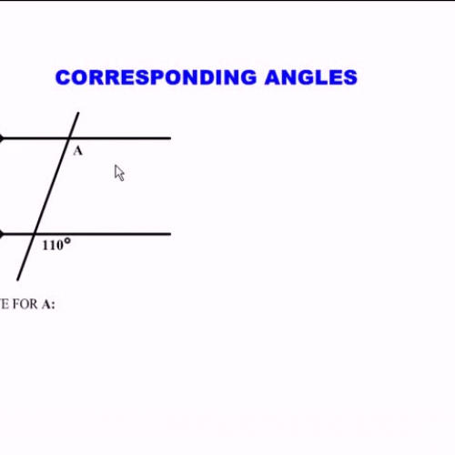 G10 Corresponding Angles