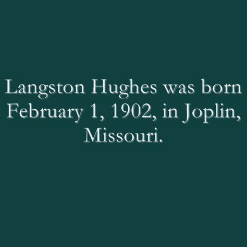 The Life of Langston Hughes