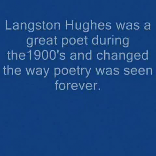Langston Hughes