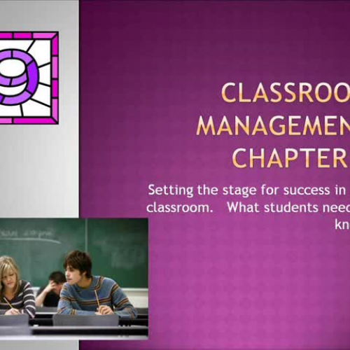 Classroom Management Tips Chapter 2