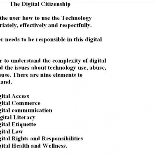  Digital Citizenship