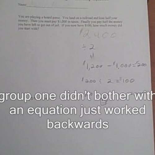 solving multistep equations