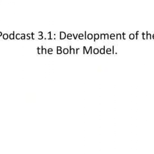 The Bohr Model of the Atom