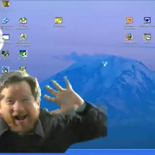 Man in the Desktop