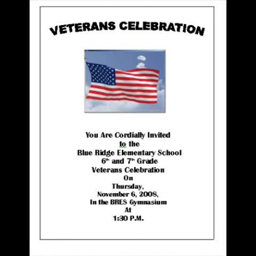 Veterans Day Celebration Video Podcast