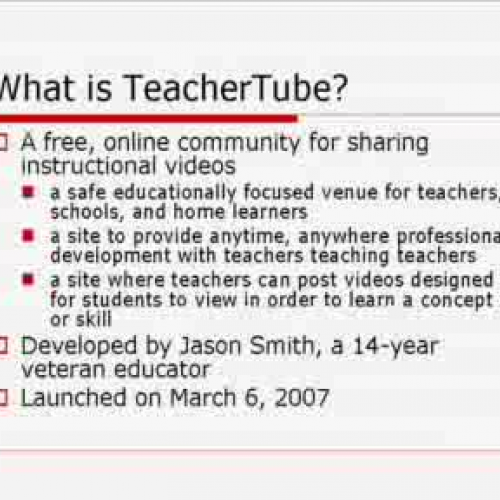 Tune in to Teacher Tube