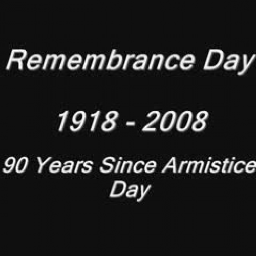 Costessey Remembrance Video 2008