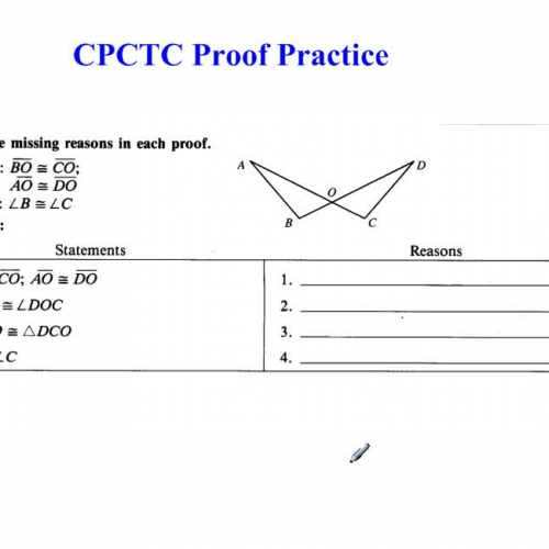 CPCTC Proof Practice