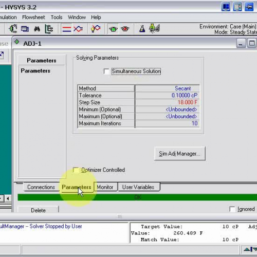 configuracion ajuste