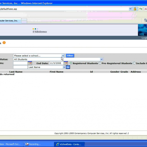 eschool Add Emergency Contact