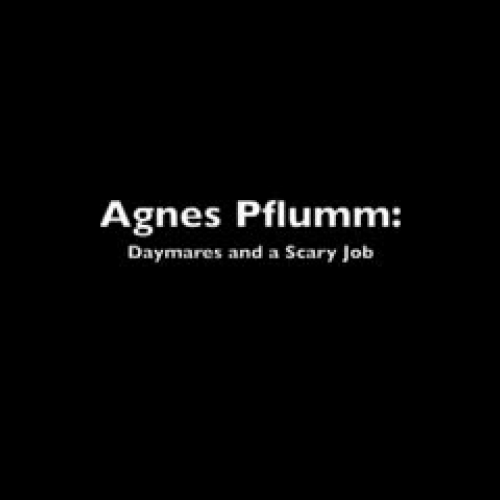 Agnes Pflumm Daymares and a Scary Job