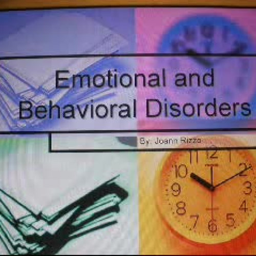 Emotional or Behavioral Disorders