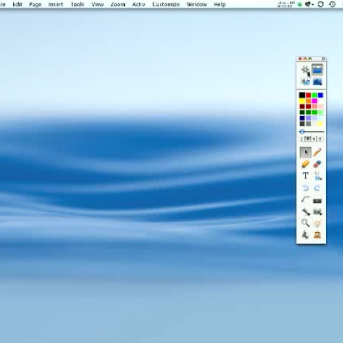 Promethean Toolbar Modification Mac