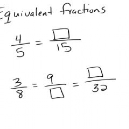 Equivalent Fractions