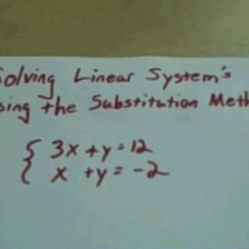 Substitution Method