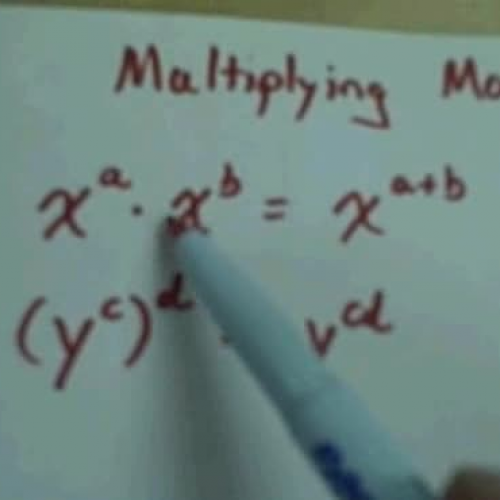 Multiplying Monomials