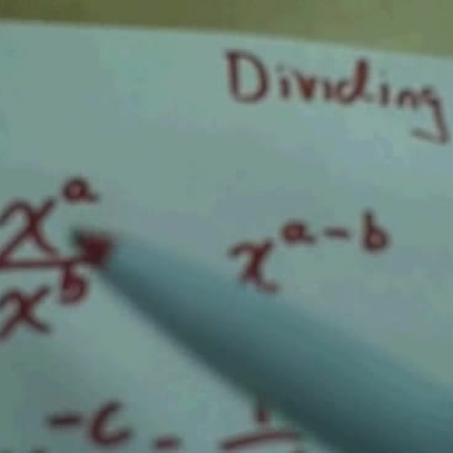 Dividing Monomials