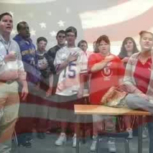 Pledge of Allegiance - Mr. Allen - 1st Block 