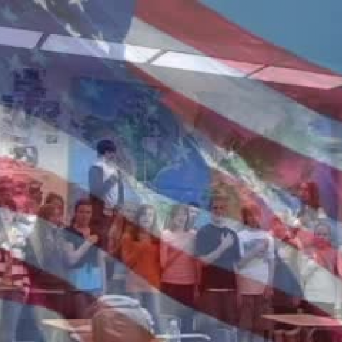Pledge of Allegiance - Mr. Brown - 1st Block 