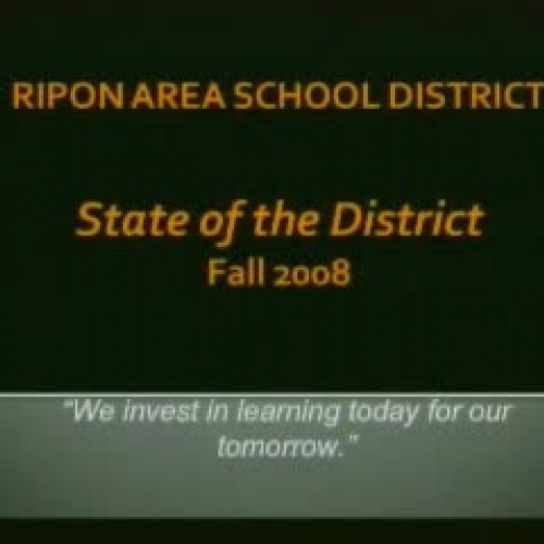 Ripon Area Schools - State of the District Fa