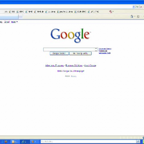 Signing up for Google