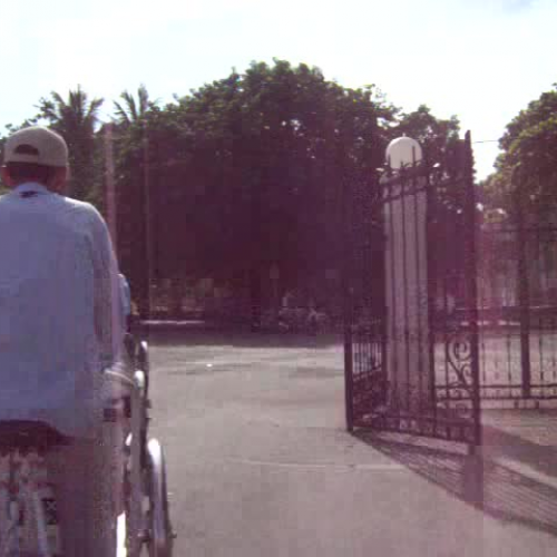 Vietnam Riding in the Pedicab