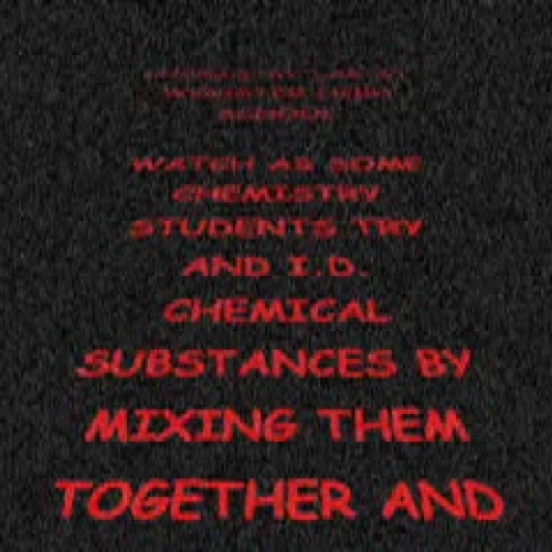 Determining Unknown Chemicals