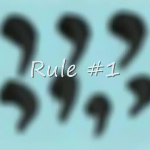 The Rules For Comma Usage