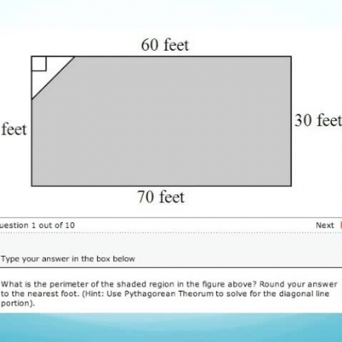 Solving a Perimeter Problem Involving Pythago