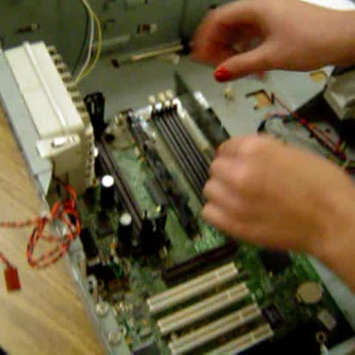 Inserting A Stick Of RAM