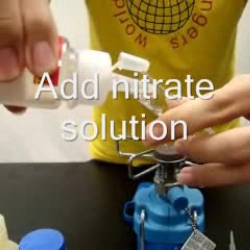 Testing of nitrate anion