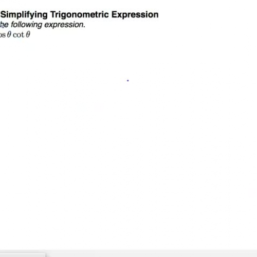 PC Cast 11 Simplifying Trigonometric Expressi