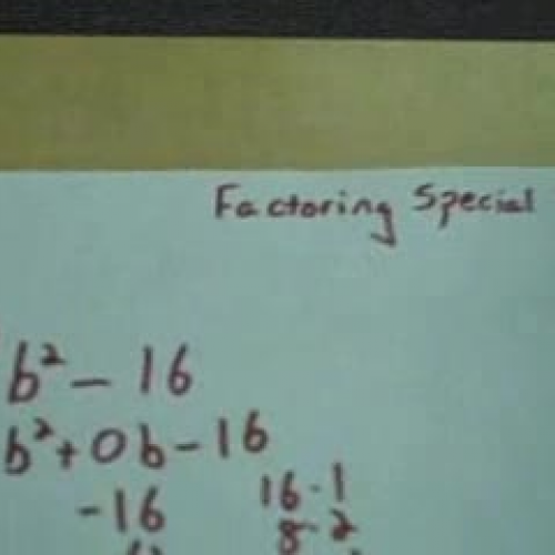 Factoring Special Polynomials