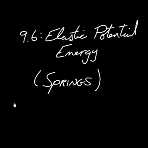 Hookes Law and Elastic Potential Energy