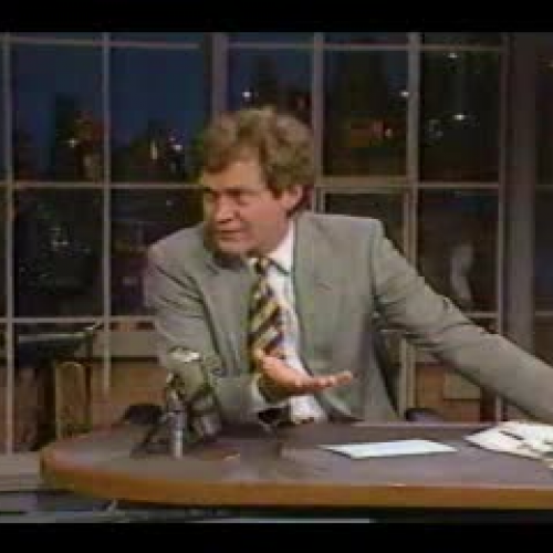 David Letterman - Earthquake