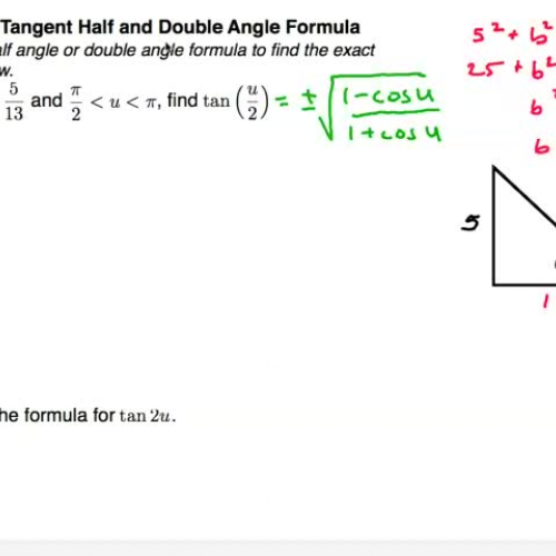 PC Cast 18 Double and Half Angles for Tangent