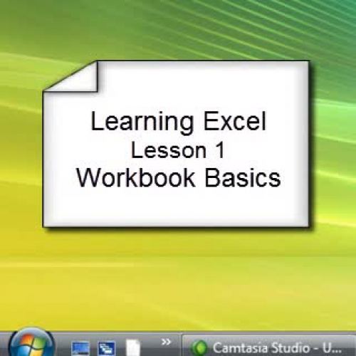 Learning Excel Lesson 1 Workbook Basics