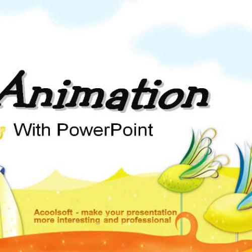 Animation using PowerPoint