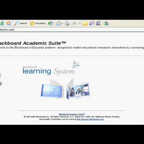 Blackboard Instructor - B - Login