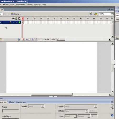 Flash 8 Basics - Convert Drawing to Symbol