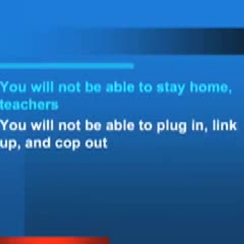 The Revolution Will Not Be Televised