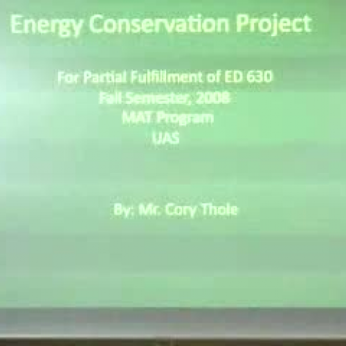 Energy Conservation and the Tea Kettle