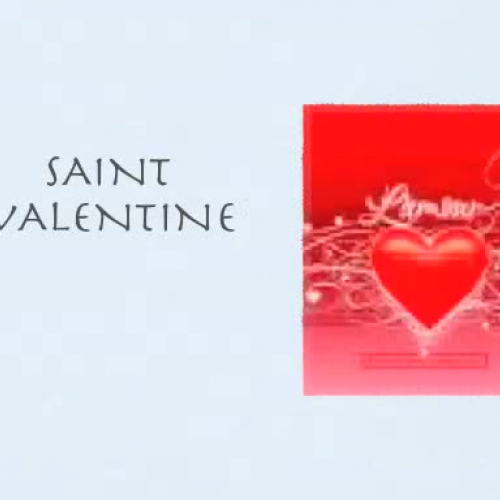 Saint Valentine and saint Brigid