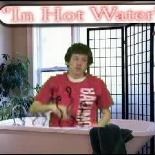 Idioms in ASL  In Hot Water