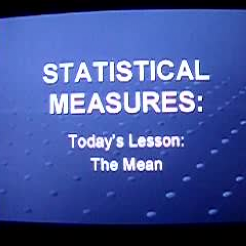 statistical measure
