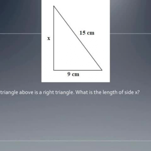 Solving for the Missing Side