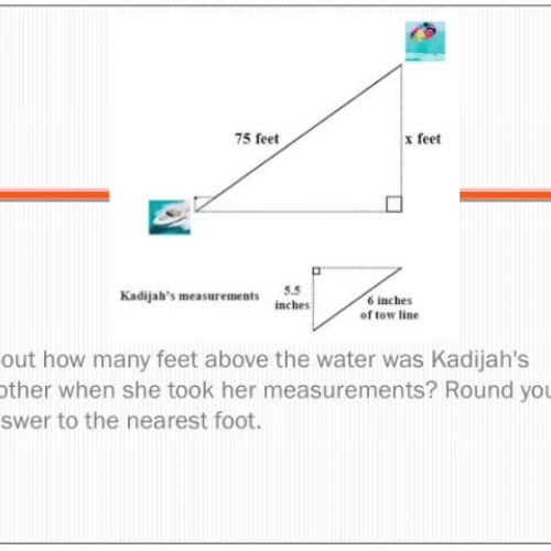 Parasailing with Similar Triangles