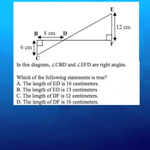 Solving for Similar Triangles