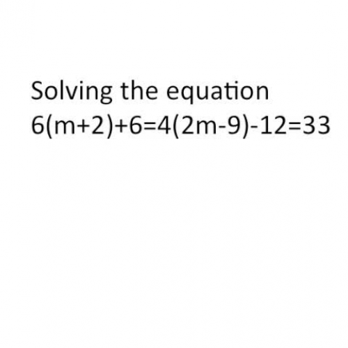 Karol - Solving Multi-Step Equations